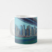 Brooklyn-Brücke Kaffeetasse (Vorderseite Links)