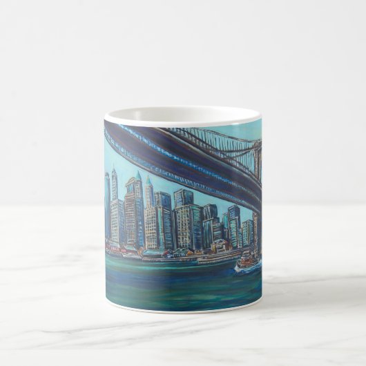 Brooklyn-Brücke Kaffeetasse (Mittel)