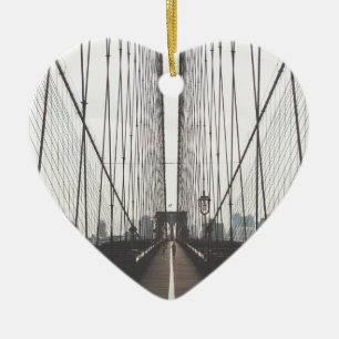 Brooklyn-Brücke Keramik Ornament