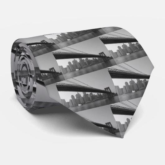 Brooklyn-Brücke Krawatte (Gerollt)