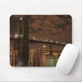 Brooklyn-Brücke nachts Mousepad (Mit Mouse)