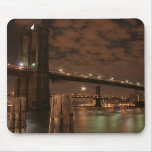 Brooklyn-Brücke nachts Mousepad