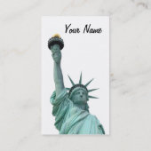 Brooklyn-Brücke nachts, New York City Visitenkarte (Rückseite)