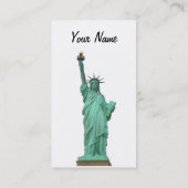 Brooklyn-Brücke nachts, New York City Visitenkarte (Rückseite)