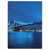 Brooklyn-Brücke, New York Klemmbrett (Rückseite)