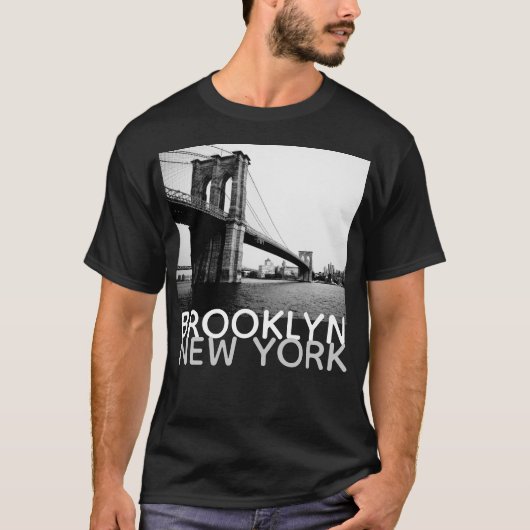 Brooklyn-Brücke New York, Männer T-Shirt (Vorderseite)