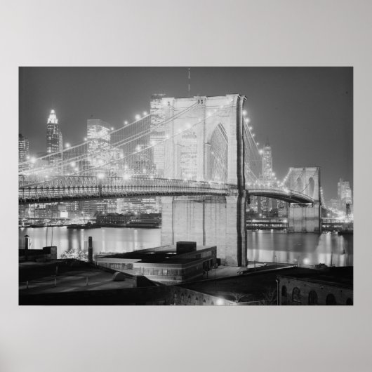 Brooklyn-Brücke Poster (Vorne)