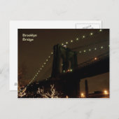Brooklyn-Brücke Postkarte (Vorne/Hinten)