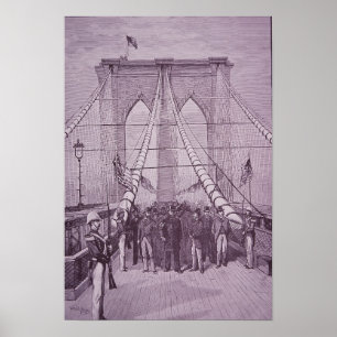 Brooklyn-Brücke, Präsident Arthur an seiner Poster