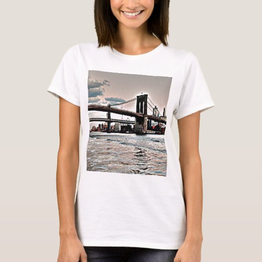 Brooklyn-Brücke T-Shirt (Vorderseite)