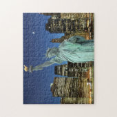 Brooklyn-Brücke und das Freiheitsstatue Puzzle (Vertikal)