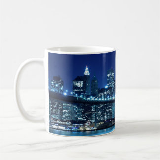 Brooklyn-Brücke und Manhattan-Skyline Kaffeetasse