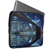Brooklyn-Brücke und Manhattan-Skyline Laptopschutzhülle (Vorne Rechts)
