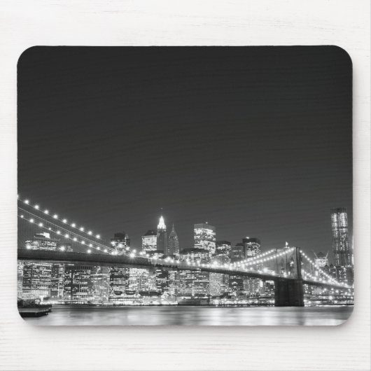 Brooklyn-Brücke und Manhattan-Skyline Mousepad (Vorne)