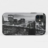 Brooklyn-Brücke und Manhattan-Skyline nachts Case-Mate iPhone Hülle (Rückseite (Horizontal))
