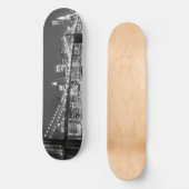 Brooklyn-Brücke und Manhattan-Skyline Skateboard (Vorderseite)