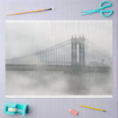 Brooklyn Brücke unter Nebel New York Seidenpapier (Basteln)