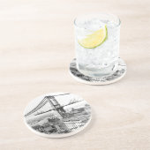 Brooklyn-Brücke Untersetzer (Seite)