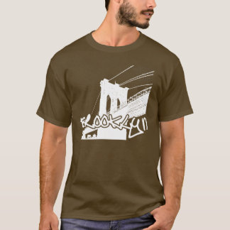 Brooklyn-Brücke "Weiß " T-Shirt