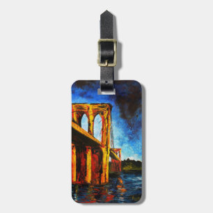 Brooklyn-Brücke zu Utopie 2009 Gepäckanhänger