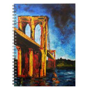 Brooklyn-Brücke zu Utopie 2009 Notizblock
