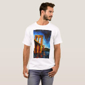 Brooklyn-Brücke zu Utopie 2009 T-Shirt (Vorne ganz)