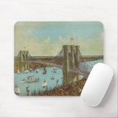 Brooklyn-Brücken-Farbpostkarte Mousepad (Mit Mouse)