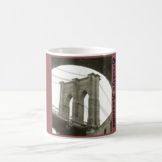 Brooklyn-Brücken-Kaffee-Tasse Kaffeetasse (Mittel)