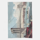 Brooklyn-Brücken-Malerei Küchentuch (Vertikal)