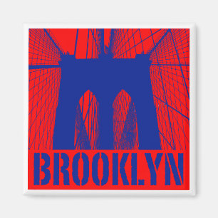 Brooklyn-Brücken-Silhouettestolz 2 Magnet