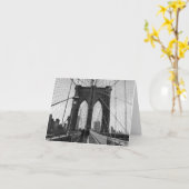 Brooklyn-Brücken-Überfahrt-Anmerkungs-Karte Karte (Gelbe Blume)