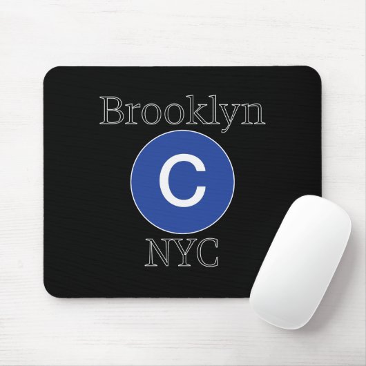 Brooklyn C Train Mousepad (Mit Mouse)