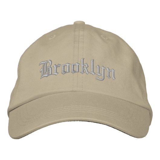 Brooklyn Cap Bestickte Kappe (Vorderseite)