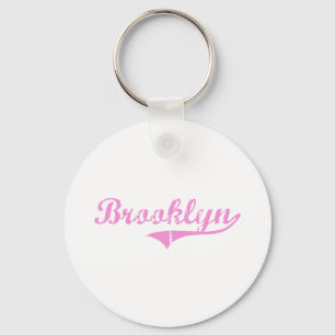 Brooklyn Classic Style Name Schlüsselanhänger
