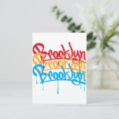 Brooklyn Colors Postkarte (Stehend Vorderseite)