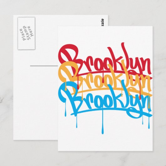 Brooklyn Colors Postkarte (Vorne/Hinten)