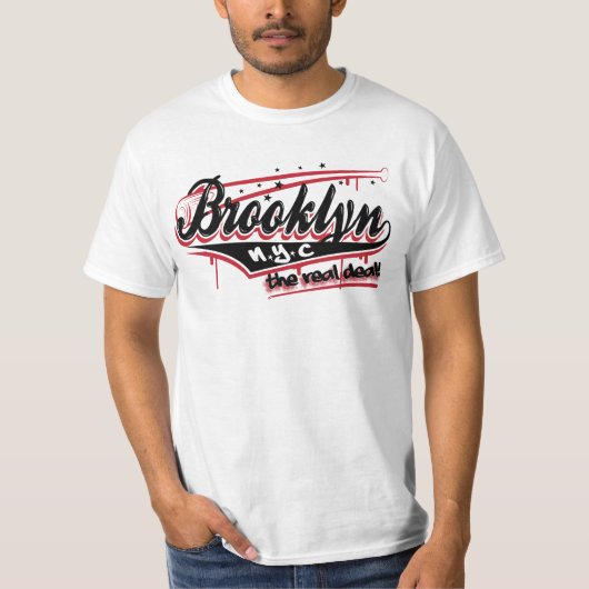 Brooklyn "das wirkliche Abkommen " T-Shirt (Vorderseite)