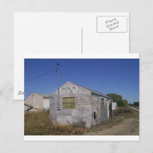 Brooklyn-Depot Postkarte (Vorne/Hinten)