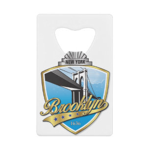 Brooklyn Design Gold Geldbeutel Flaschenöffner