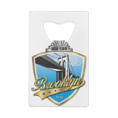 Brooklyn Design Gold Geldbeutel Flaschenöffner (Rückseite)