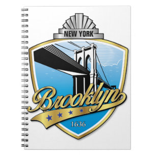 Brooklyn Design Gold Notizblock
