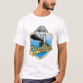 Brooklyn Design Gold T-Shirt (Vorderseite)