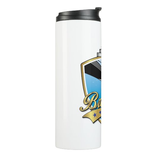 Brooklyn Design Gold Thermosbecher (Nach links gedreht)