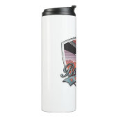 Brooklyn Design Silber Metallic Thermosbecher (Nach links gedreht)
