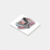 Brooklyn Design Silber Post-it Klebezettel (angewinkelt)