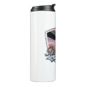 Brooklyn Design Silber Thermosbecher (Nach links gedreht)
