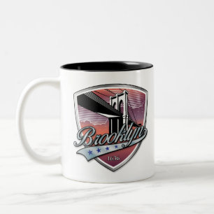 Brooklyn Design Silber Zweifarbige Tasse