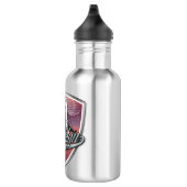 Brooklyn Design Silver Edelstahlflasche (Rechts)