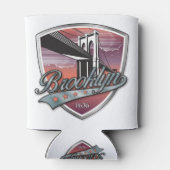 Brooklyn Design Silver Metallic Dosenkühler (Rückseite)