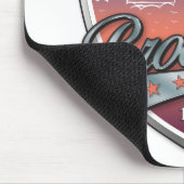 Brooklyn Design Silver Metallic Mousepad (Ecke)